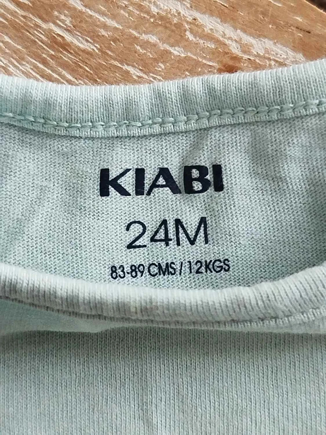 🌈 T-shirt met korte mouwen lichtblauw Kiabi baby Meisje of Jongen 2 jaar / 86 cm – photo 3